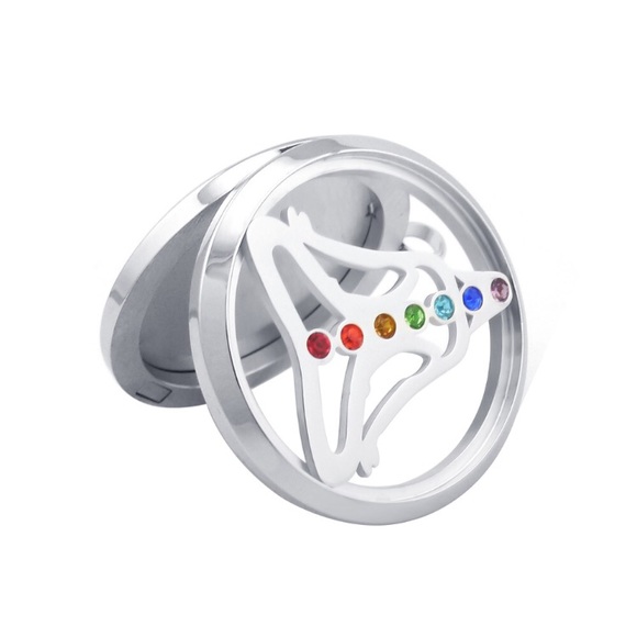 New! Aromatherapy Oil Diffuser Yoga Necklace - Picture 5 of 7